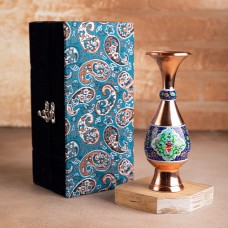 گلدان مس و پرداز 16