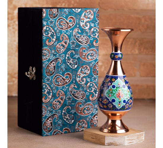گلدان مس و پرداز 20