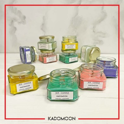 شمع شیشه ای معطر