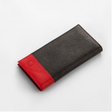 کیف پول چرم مردانه رومنس کلاسیک مشکی قرمز