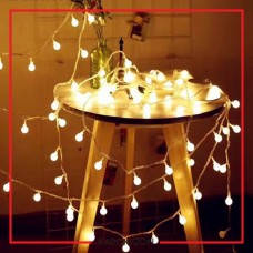 ریسه توپی برفکی ۵ متری  مهتابی — نمای ۱